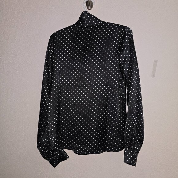 Myra Bag sz Large Shirt Black w/ white dots NWT - Picture 3 of 3